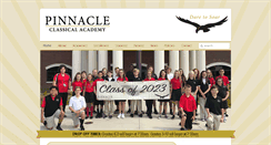 Desktop Screenshot of pinnacleclassicalacademy.com